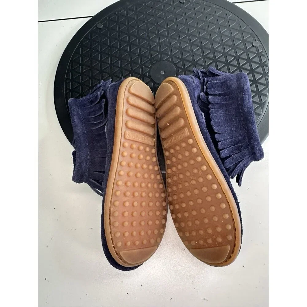 Minnetonka Moccasins Navy 2299T Size 12